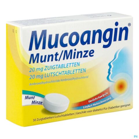 Mucoangin Munt 30 Zuigtabletten