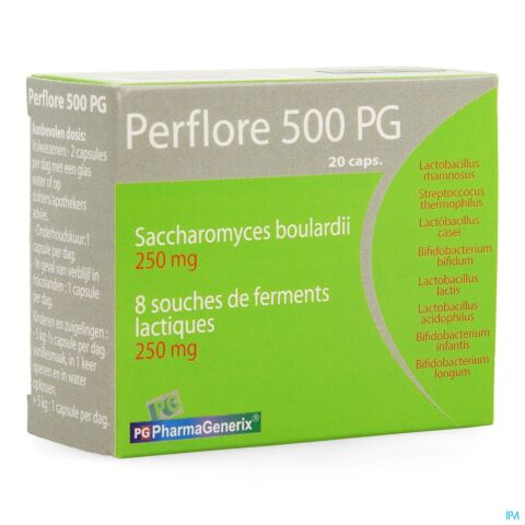 Perflore 500 Pg Pharmagenerix Caps 20