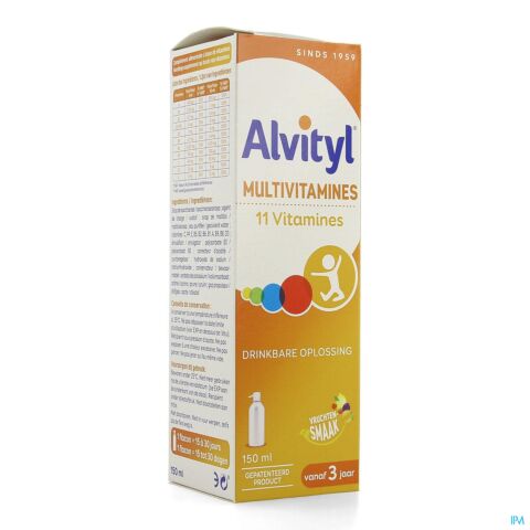 Alvityl Multivitamine Drinkbare Oplossing 150ml