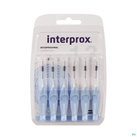 Interprox Premium Brush Interdentaal Cylindrisch Lichtblauw 3,5mm 6 Stuks