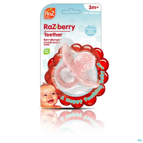 Raz Baby Bijtring Razberry Pink