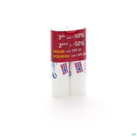 Neutrogena Lippenbalsem SPF20 Duopack Promo 2e aan - 50%