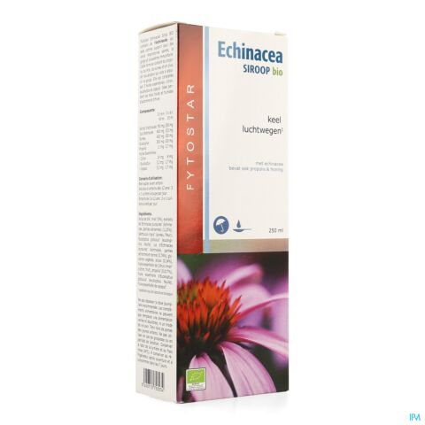 Fytostar Echinacea Siroop Bio Keel/Luchtwegen 250ml