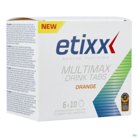 Etixx Multimax Drink Orange Tube Tabl 6x10
