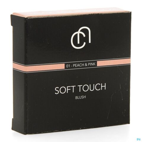 Les Couleurs De Noir Soft Touch Blush 01 Peach & Pink