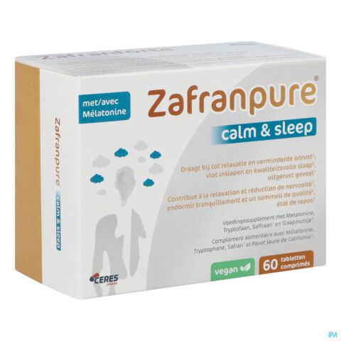 ZafranPure Calm & Sleep 60 tabletten