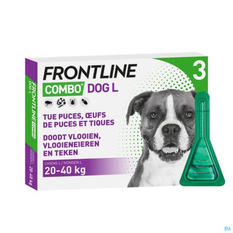 Frontline Combo Spot On Hond Pip 3x2,68ml 20-40kg