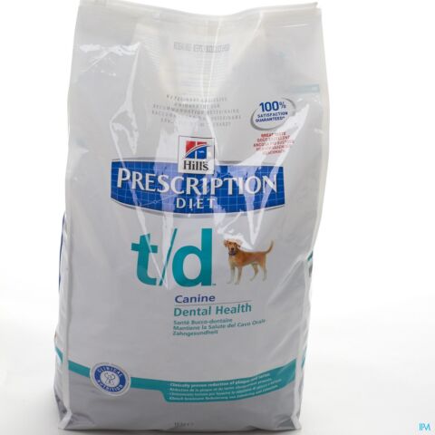 Hills Prescription Diet Canine t/d Hond 10kg