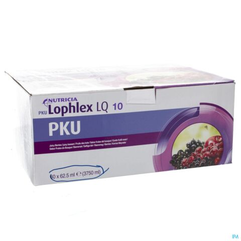 Pku Lophlex Lq 10 Juicy Bosvruchten 60x62,5ml
