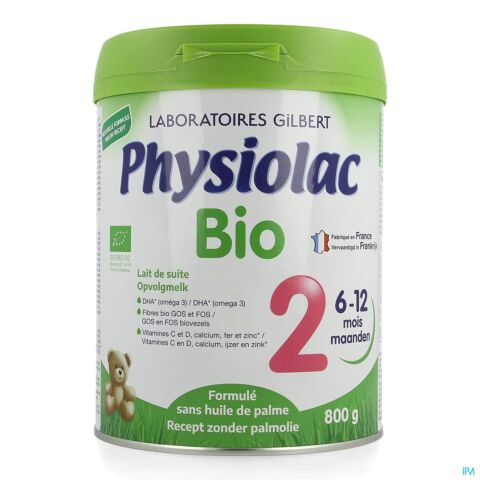 Physiolac Bio 2 Poedermelk Nf 800g
