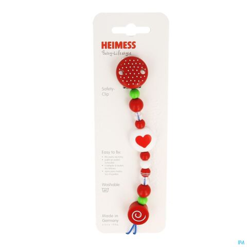 Heimess Fopspeenketting Plastic Hart H732610