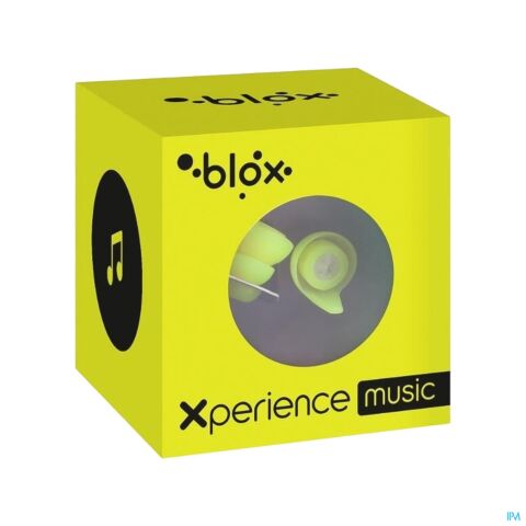 Blox Xperience Music Oordopjes Fluo Geel 1 Paar
