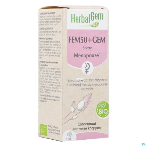 Herbalgem Fem50+ Gem Spray Bio 15ml