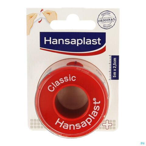 Hansaplast Med Hechtpleister Classic 5mx2,5cm 1 Stuk