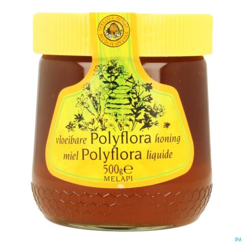 Melapi Honing Polyflora Vloeibaar 500g 5526
