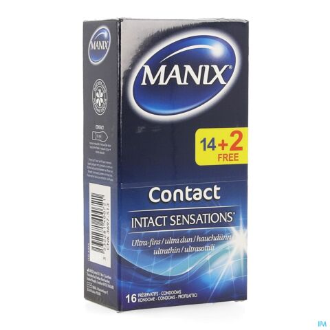 Manix Contact Condoms 14 + 2