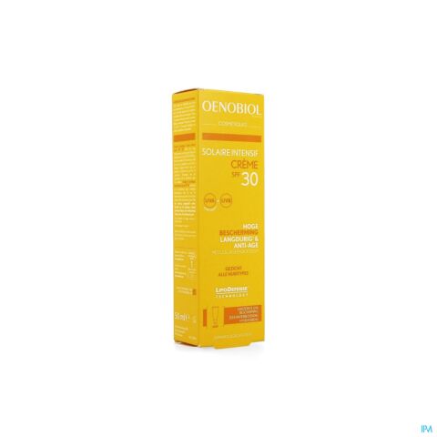 Oenobiol Cosmetiques Solaire Intensif Gelaat Crème SPF30 50ml