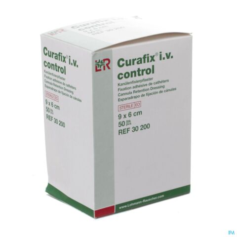Curafix I.v. Control Catheterbevest.9x6cm 50 30200