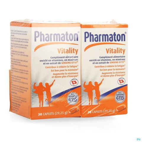 Pharmaton Vitality Caplets 2x30 Promo