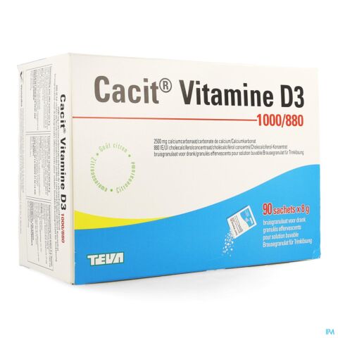 Cacit Vitamine D3 1000mg/880ie 90 Zakjes