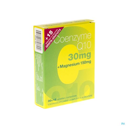 Coenzyme Q10 + Mg 30+15 Tabletten Gratis