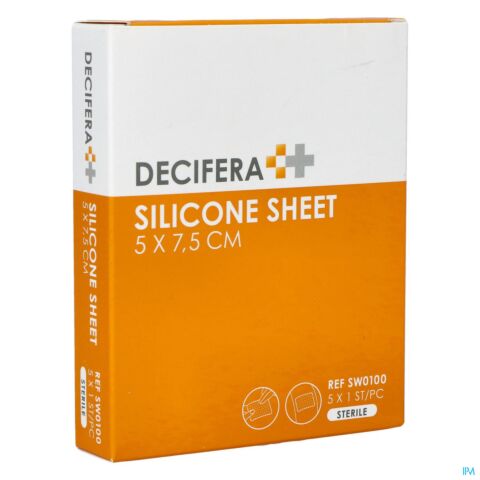Decifera Silicone Sheet 5x 7,5cm 5
