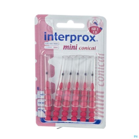 Interprox Regular Mini Coni. Rood Interd.6 3311255