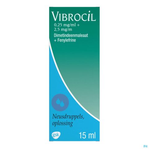 Vibrocil Neusdruppels 15ml