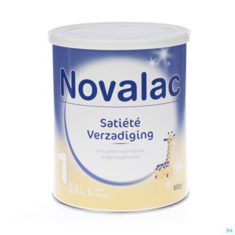 Novalac Verzadiging 1 Zuigelingenmelk Pdr 800g