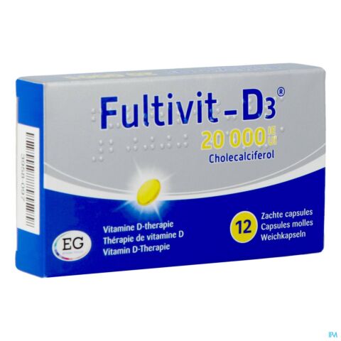 Fultivit d3 20000ie 12 capsules