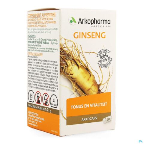 Arkocaps Ginseng 150 Capsules