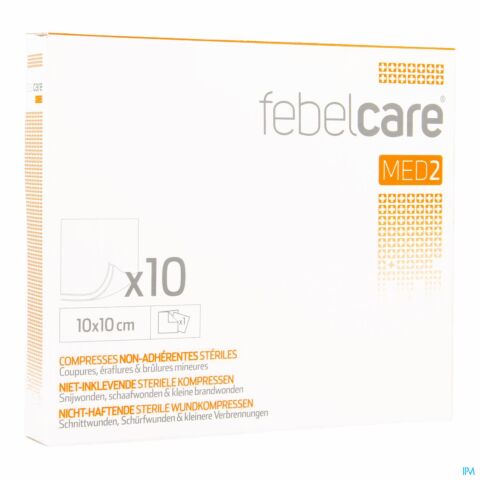 Febelcare Med2 Komp.n/inkl. Ster. 10,0x10,0cm 10x1
