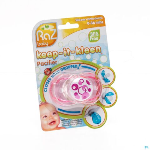 Raz Baby Keep It Clean Fopsp Pink Circles