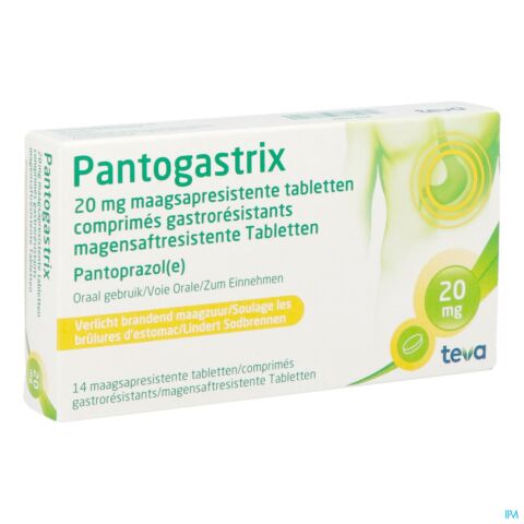 Pantogastrix 20mg 14 Tabletten