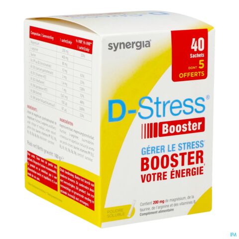 Apotex D-Stress Booster Poeder 40 Zakjes