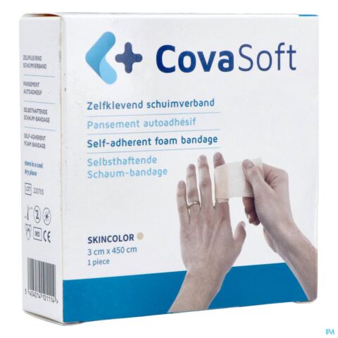Covasoft Verband Huid 3cmx4,5m Covarmed