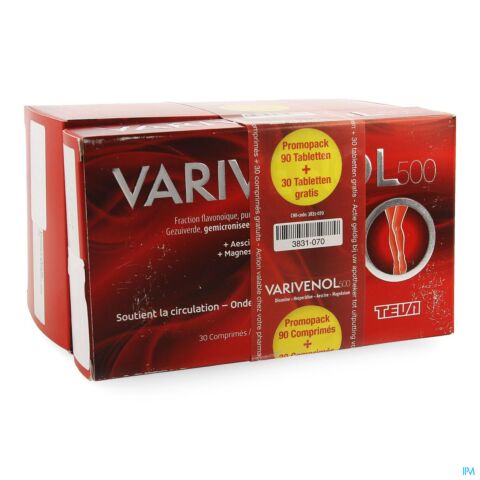 Varivenol Comp 90 + Comp 30 Gratis