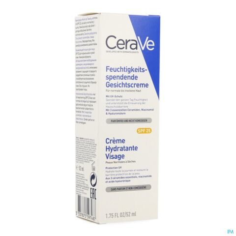 CeraVe Hydraterende Gezichtscrème SPF25 52ml