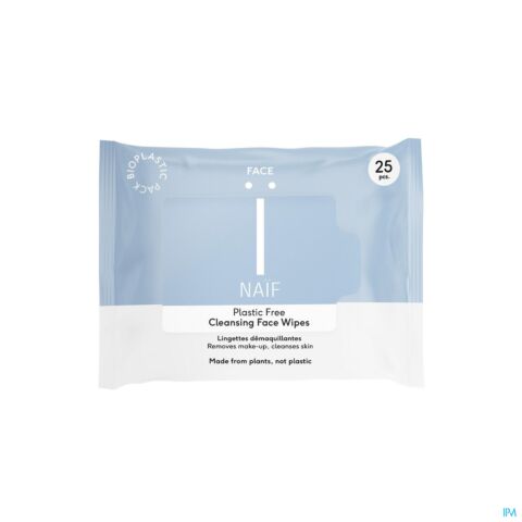 Naif Grown Ups Plastic Free Cleansing Face Wipe 25