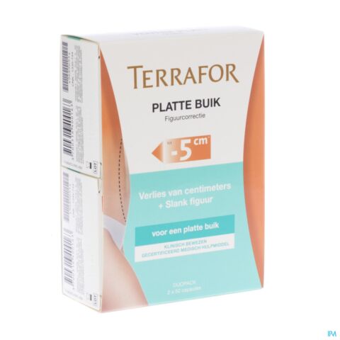 Terrafor Platte Buik Duo Caps 2x50 -10€