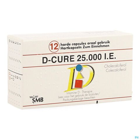 D Cure 25.000 I.E. 12 Capsules