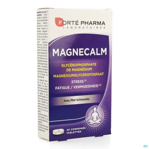 Forté Pharma Magnecalm Magnesiumglycerofosfaat 40 Tabletten