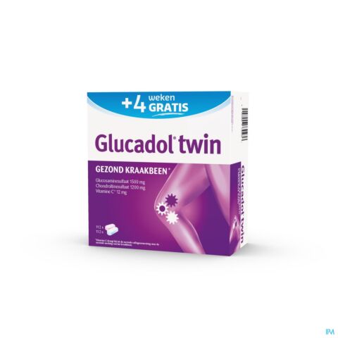 Glucadol Twin Promo 4 Weken Gratis 2x 112 Tabletten
