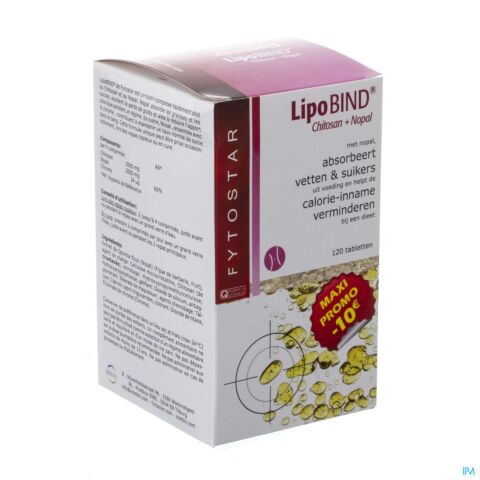 Fytostar Lipobind Chitosan Nopal 120 Tabletten