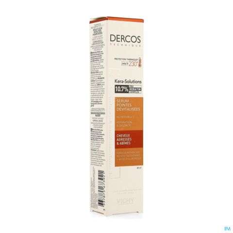 Vichy Dercos Kera-Solutions Serum Voor Gespleten Haarpunten 40ml