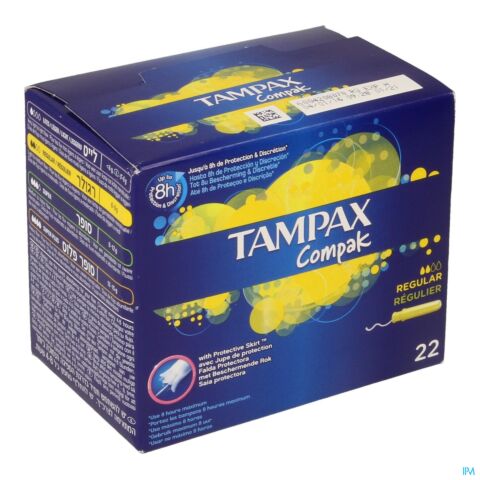 Tampax Compak Regular 22 Stuks