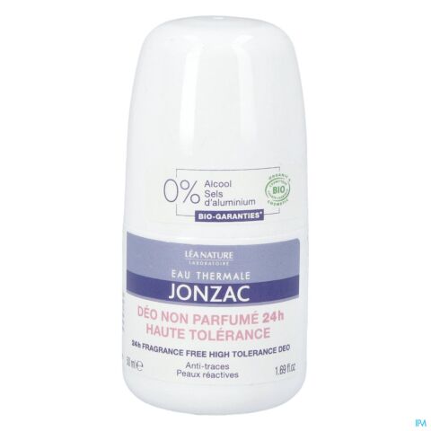 Jonzac Reactive Deo Hoge T. Z/parfum 24u Bio 50ml