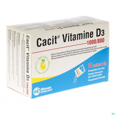 Cacit Vitamine D3 1000/880 30 Zakjes