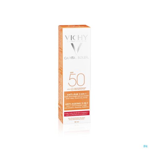 Vichy Zon Idéal Soleil Anti-Aging 3-in-1 Antioxidante Verzorging SPF50 50ml