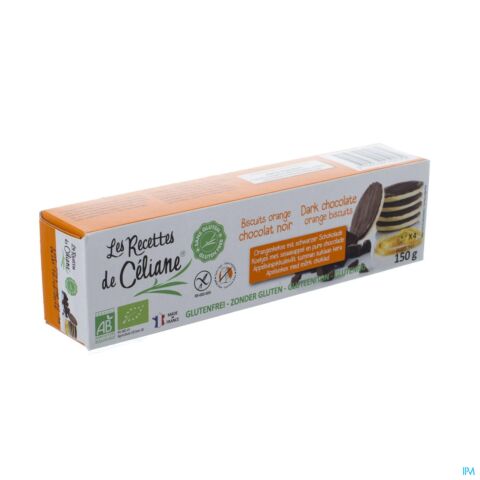 Celiane Donkere Chocolade Sinaaskoek Bio 150g 4652